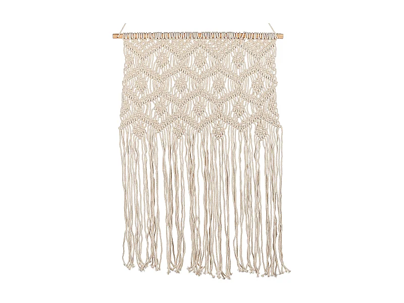 Decorazione da parete in tessuto KALERI Cotone 102 cm Beige