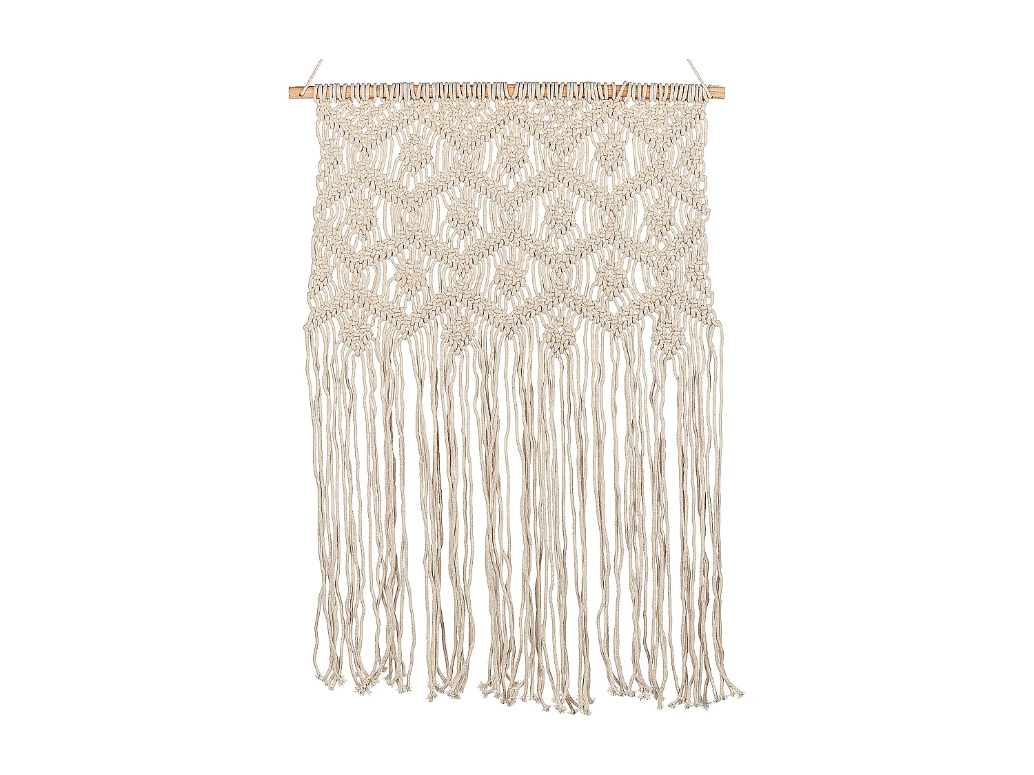 Suspension murale en tissu KALERI Coton 102 cm Beige