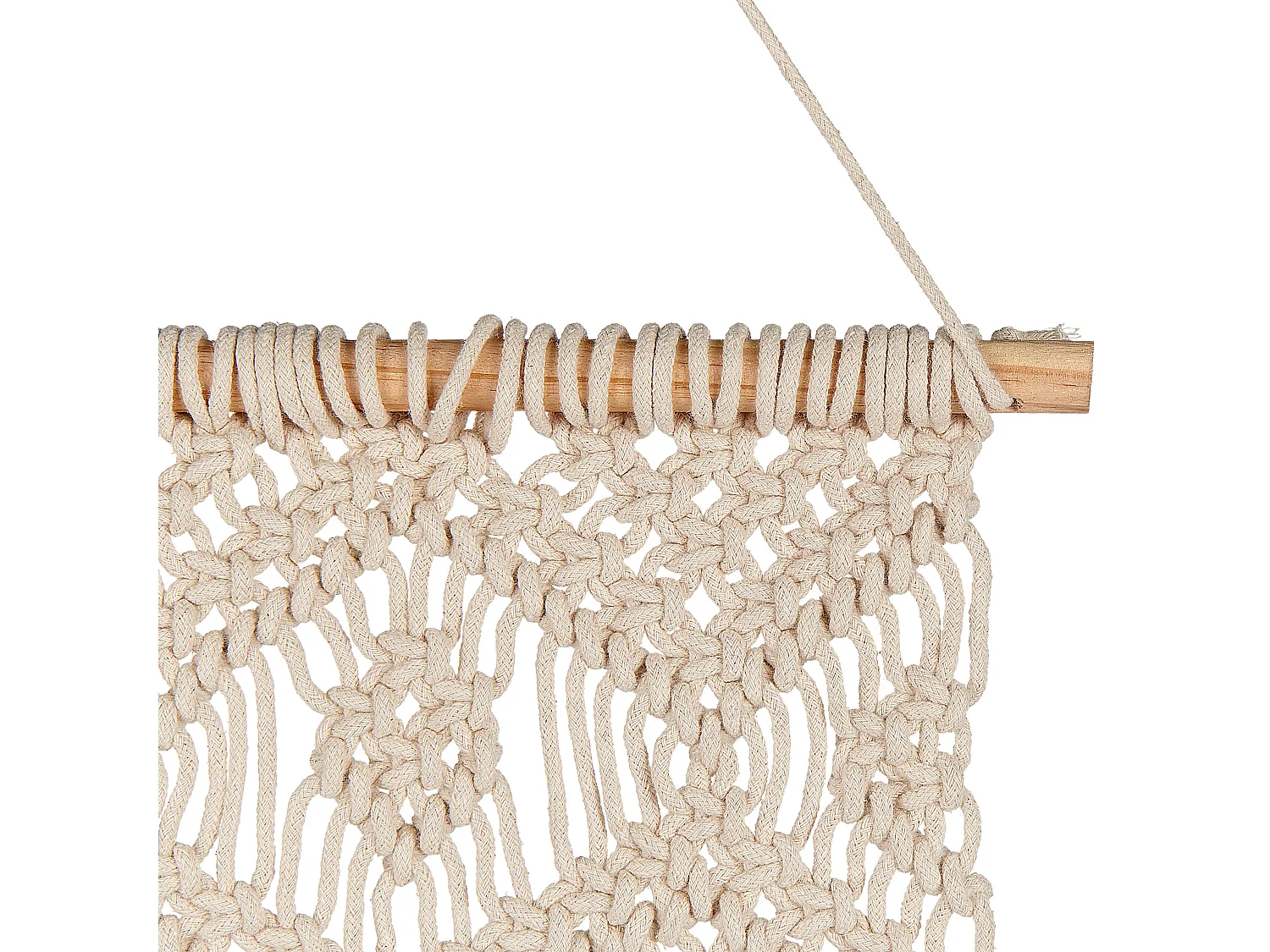 Suspension murale en tissu KALERI Coton 102 cm Beige