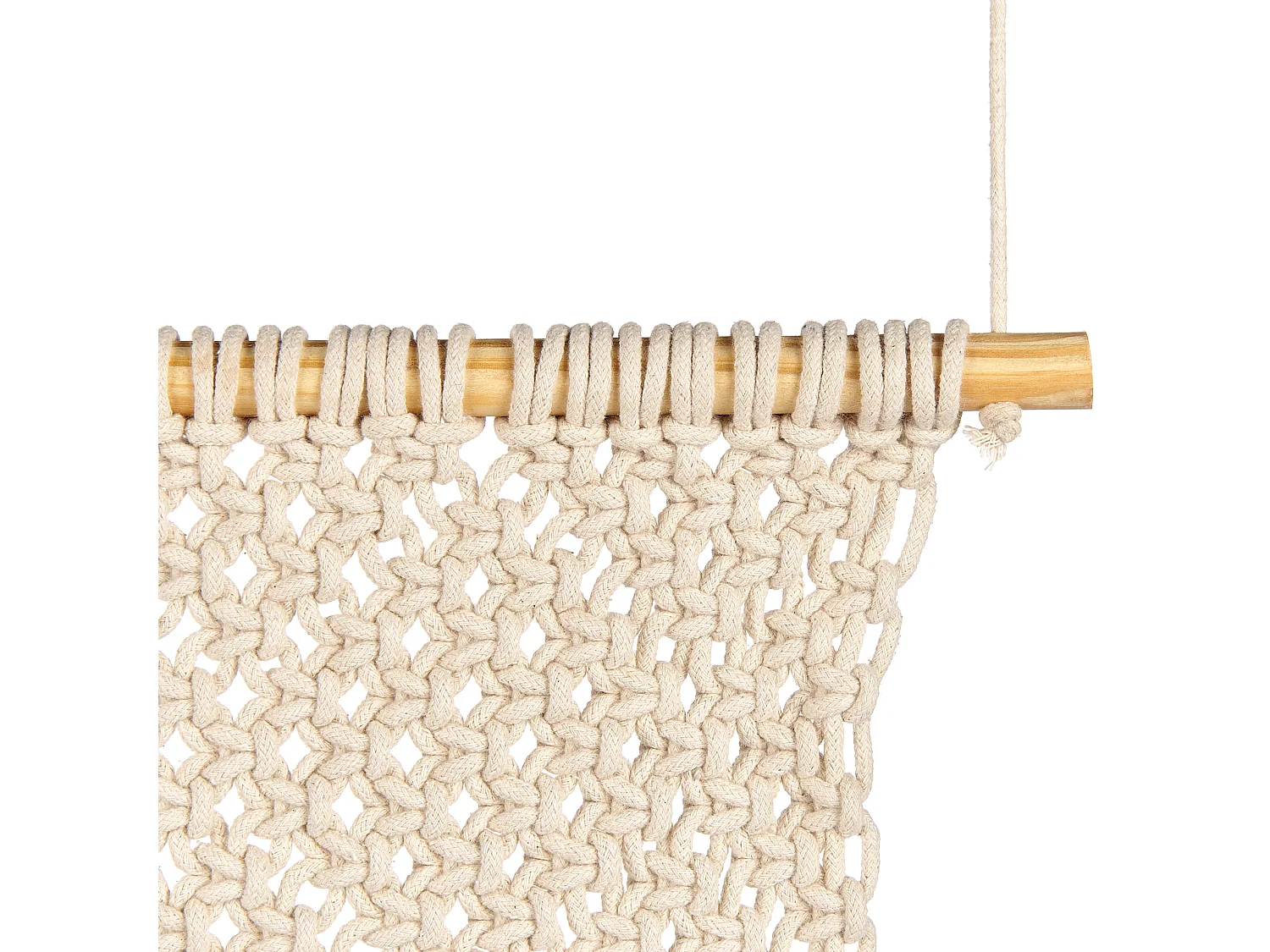 Decoração de parede em tecido OKARA Algodão 126 cm Creme