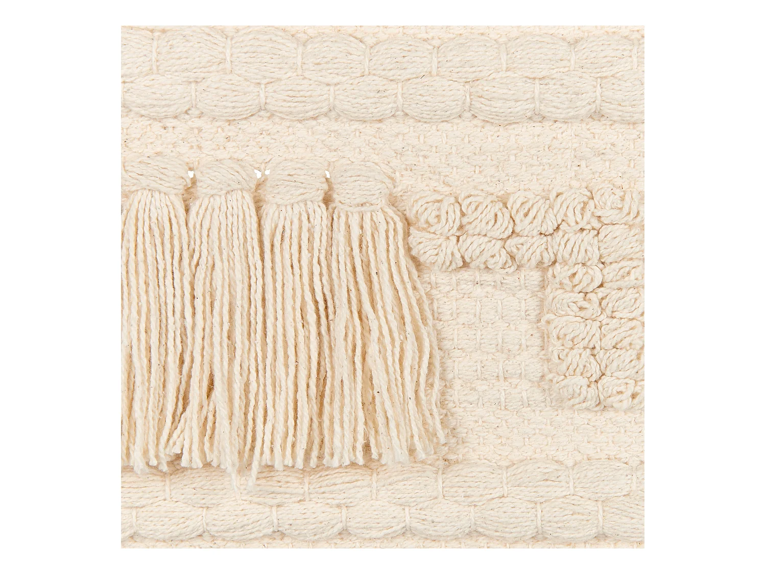 Suspension murale en tissu KAMOKE Coton 103 cm Beige
