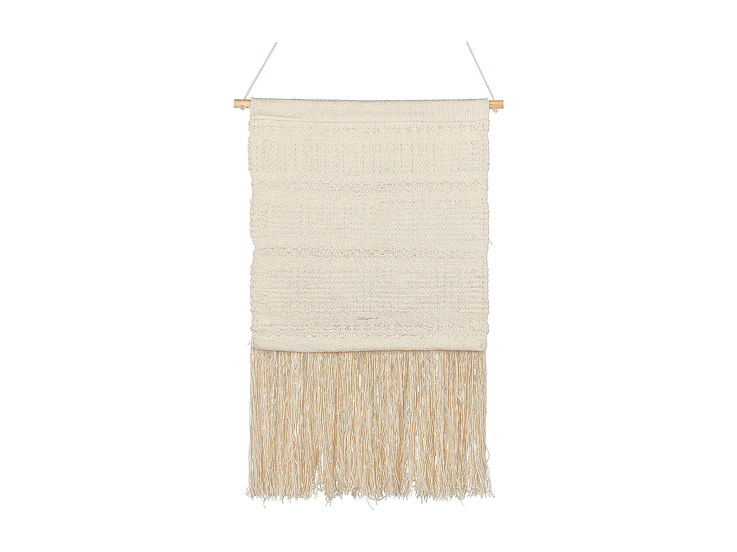 Stoffen wanddecoratie KAMOKE Katoen 103 cm Beige