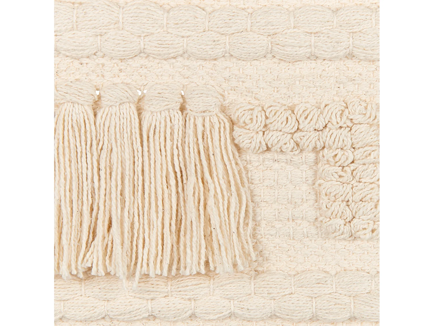 Stoffen wanddecoratie KAMOKE Katoen 103 cm Beige