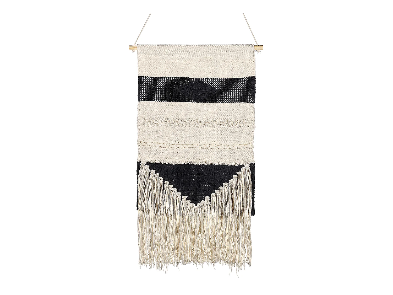 Suspension murale en tissu DASKA Coton 107 cm Beige