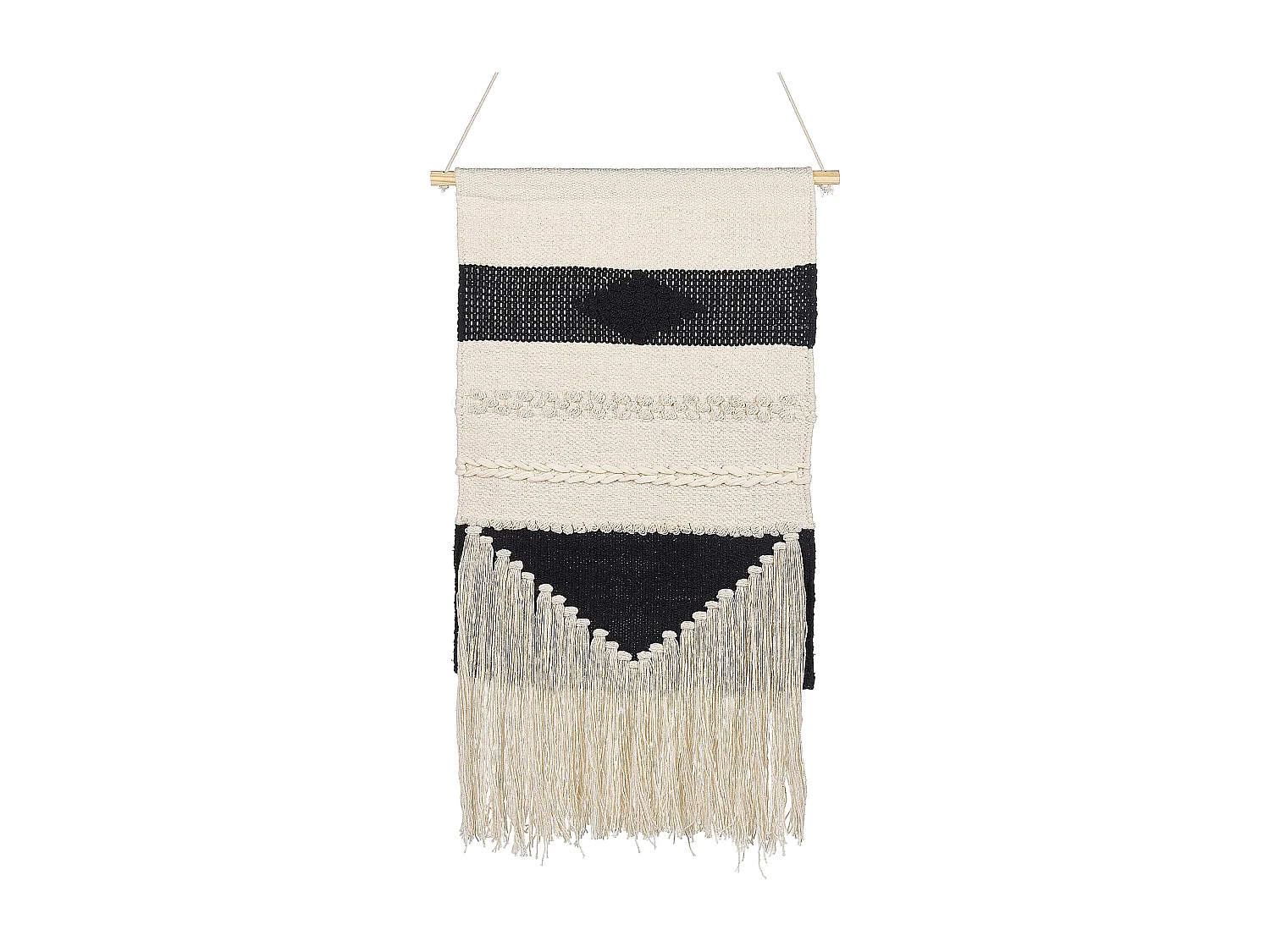Wandbehang DASKA Baumwolle 107 cm Beige