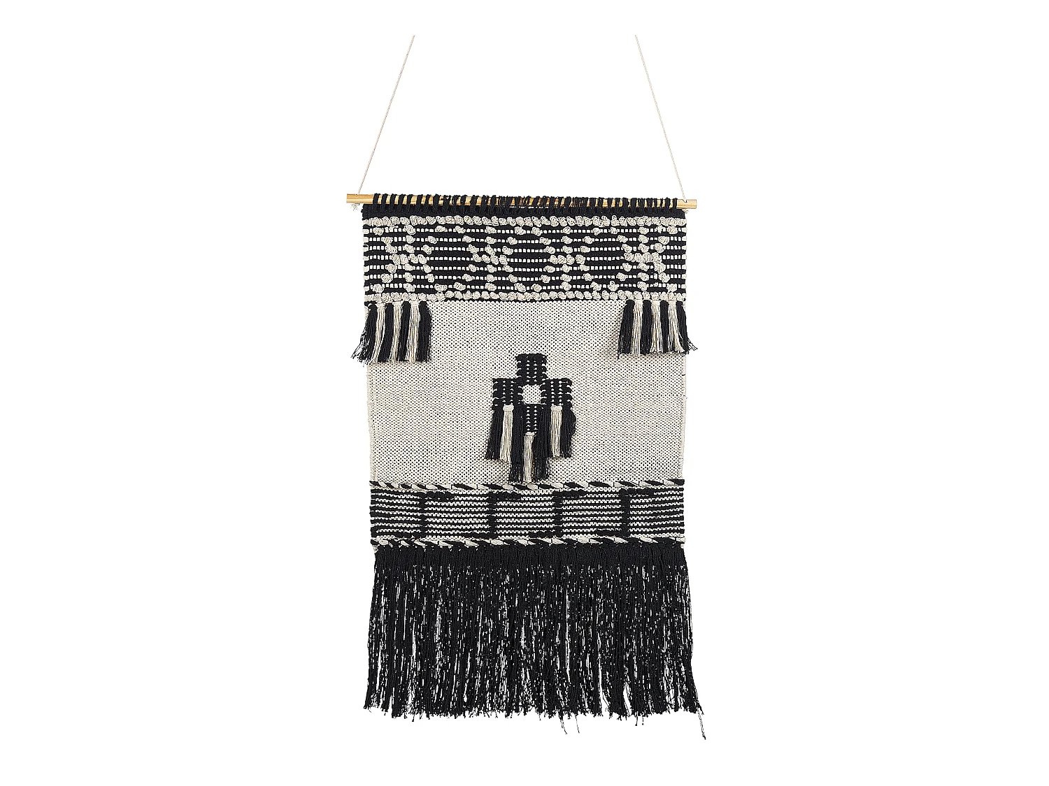 Wandbehang LARKANA Baumwolle 117 cm Beige