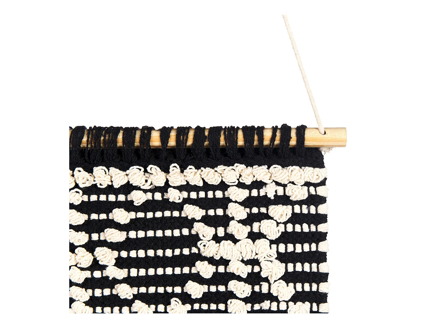 Wandbehang LARKANA Baumwolle 117 cm Beige