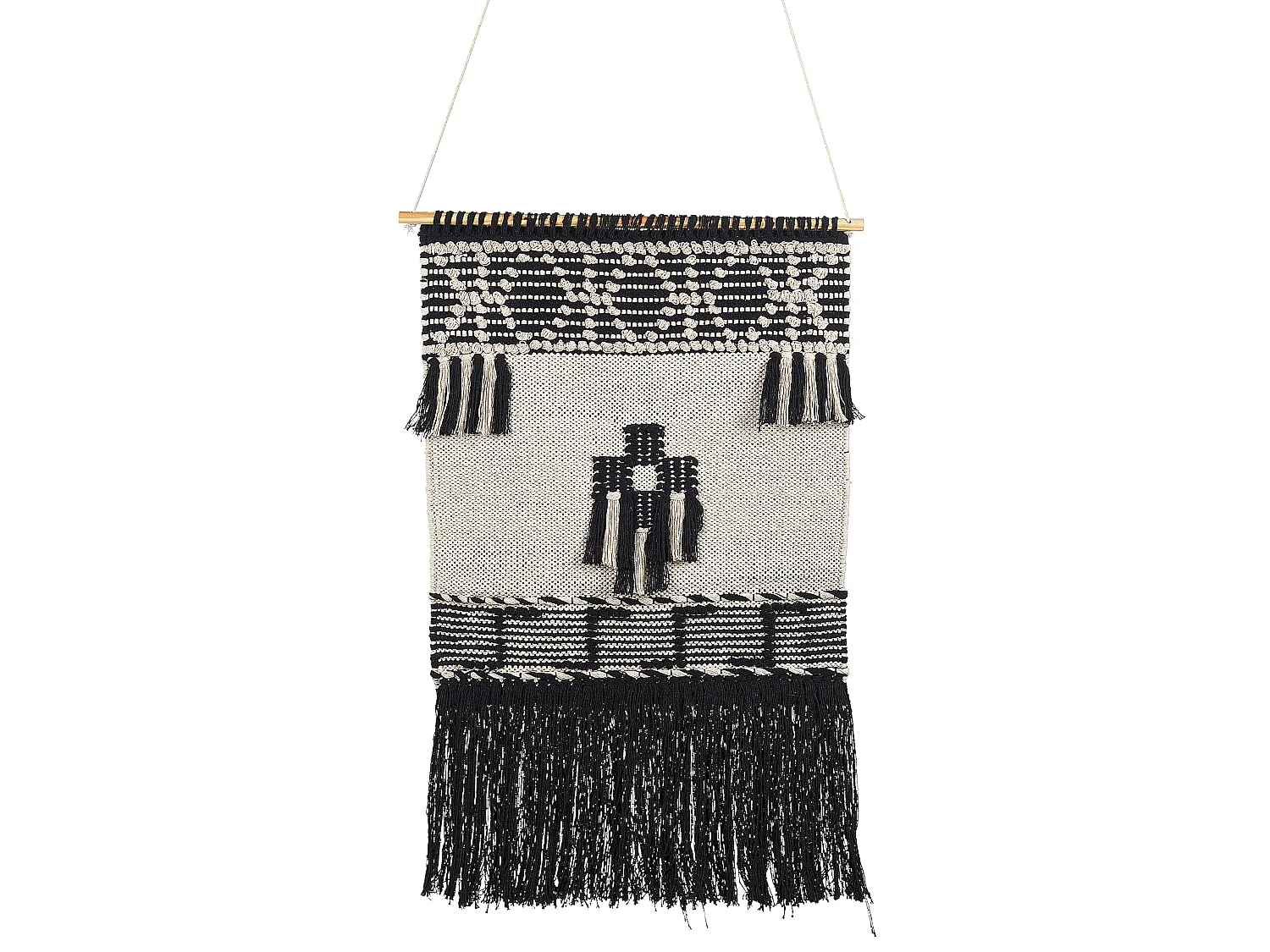 Suspension murale en tissu LARKANA Coton 117 cm Beige