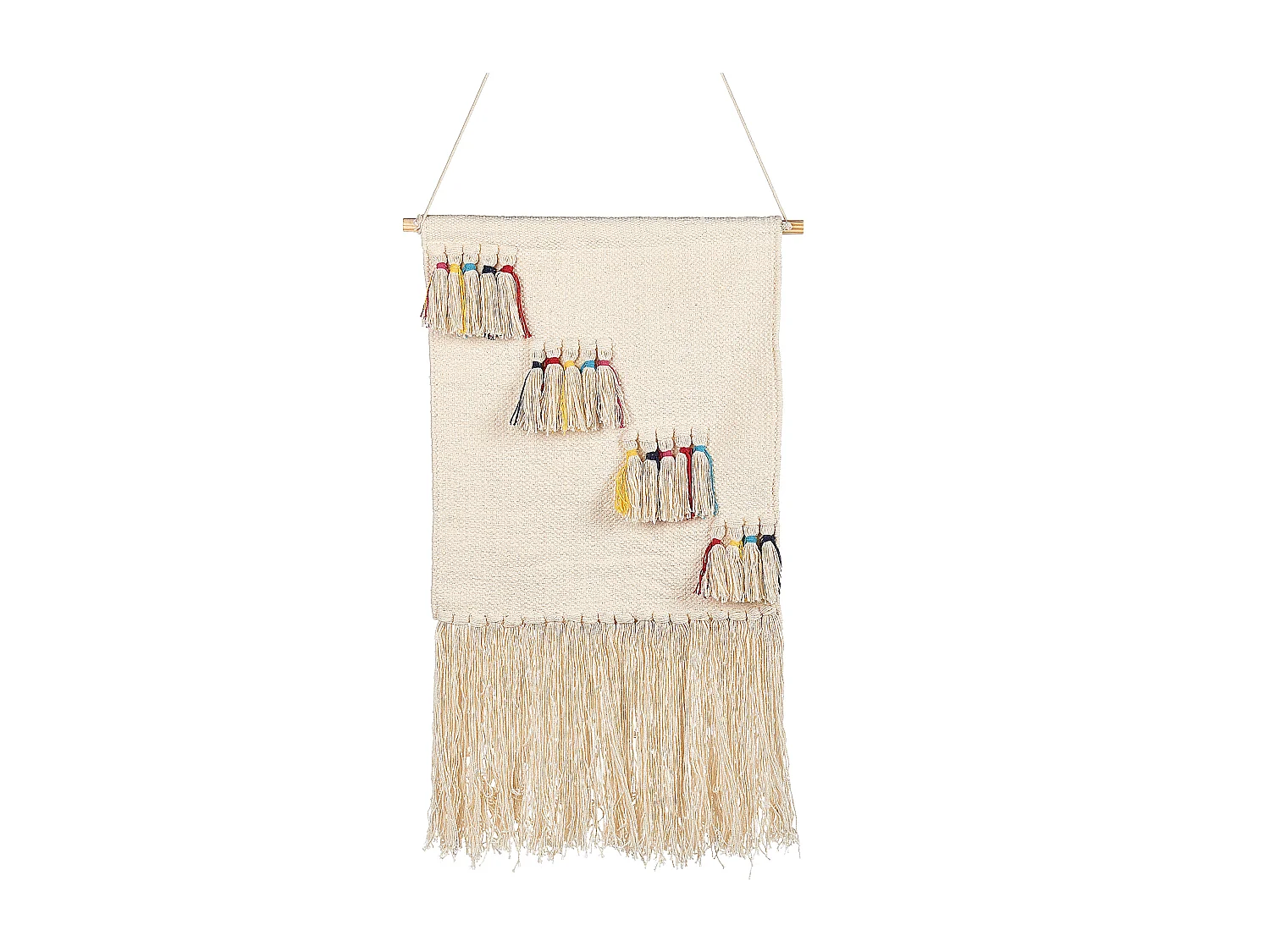 Stoffen wanddecoratie BUREWALA Katoen 108 cm Beige