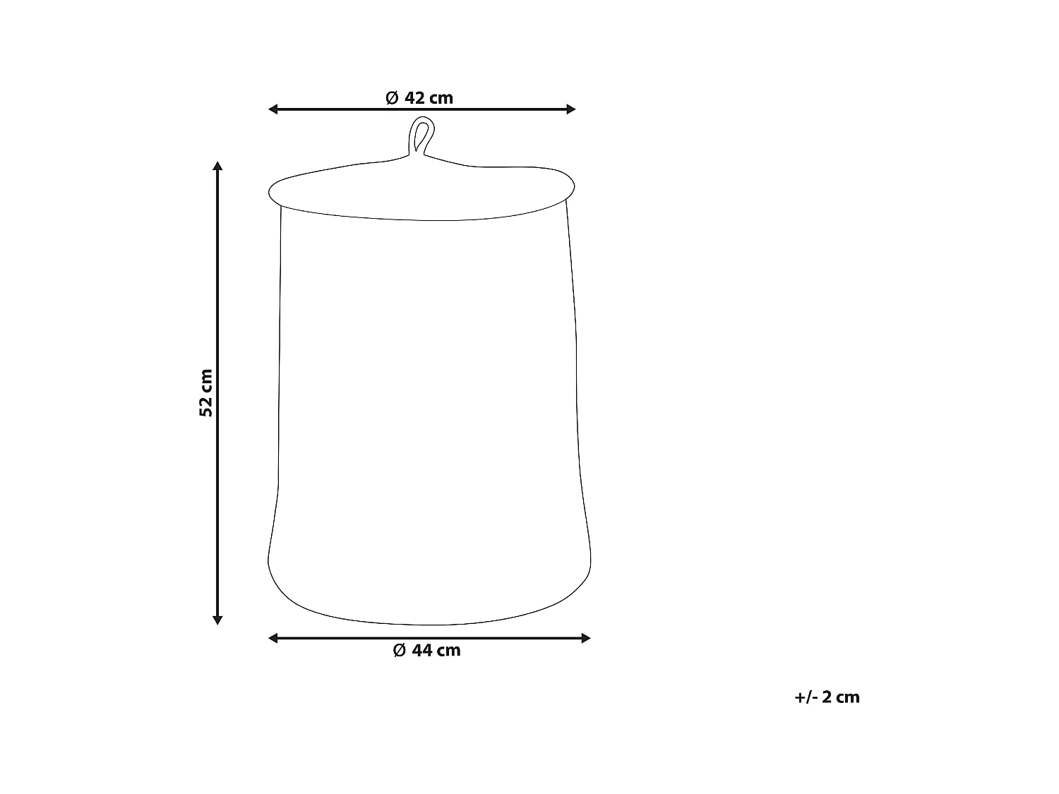 Cestino SILOPI Cotone Nero
