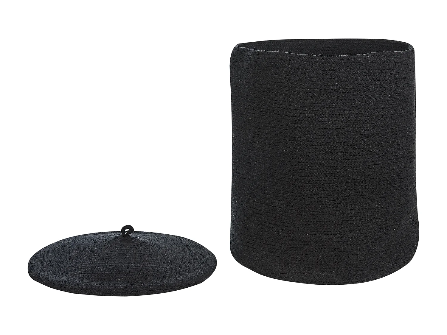 Cesta SILOPI Algodón Negro