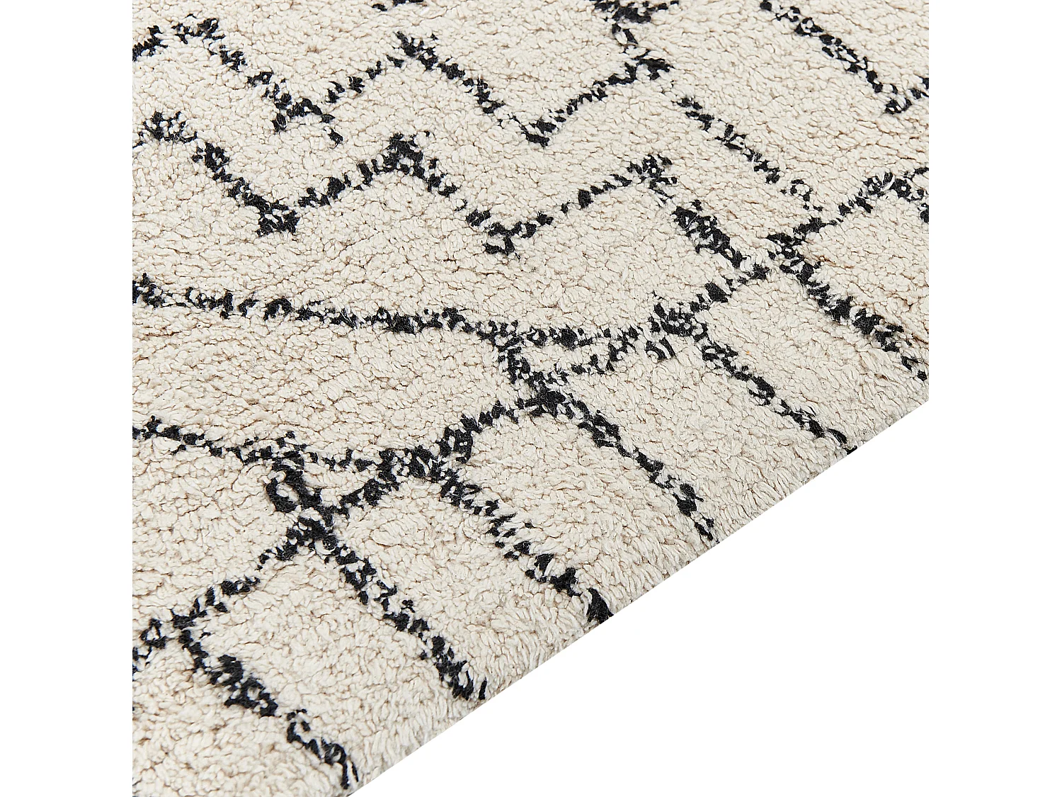 Tapis ZEYNE Beige 140 x 200 cm Coton