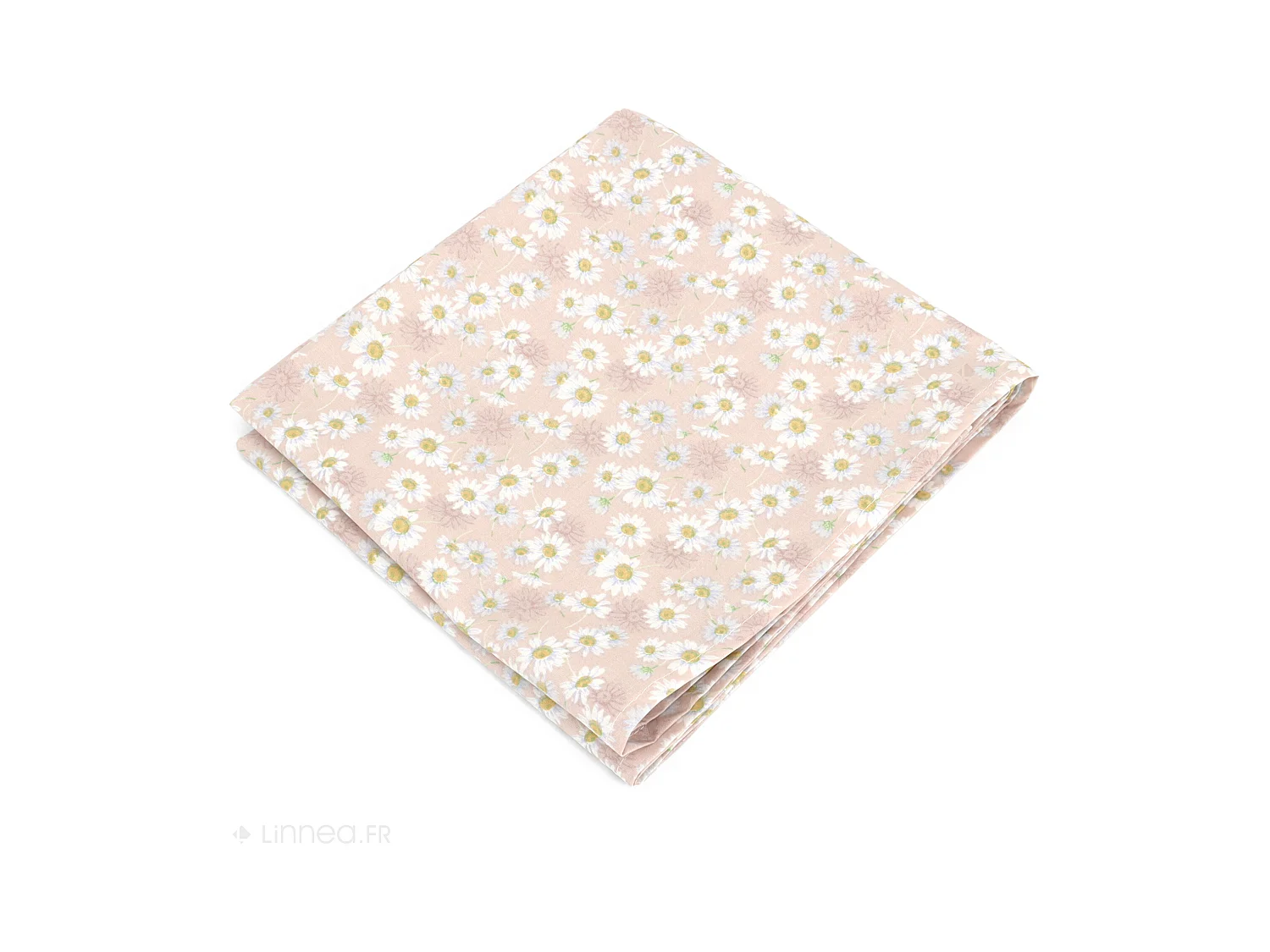 Chemin de table enduit 45x150 cm ASTER Rose poudré