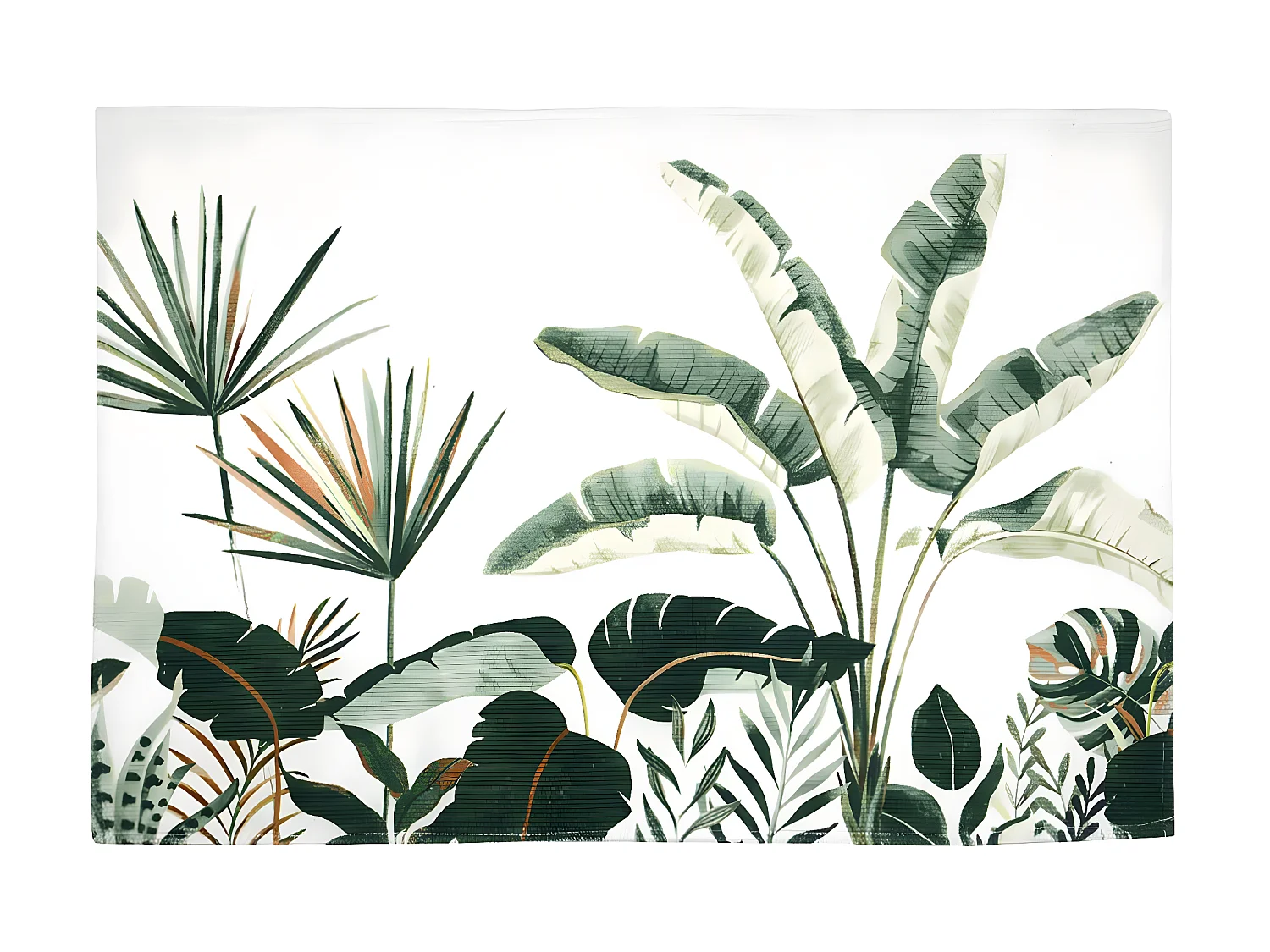 Tapis topiary en coton 60 x 90 cm