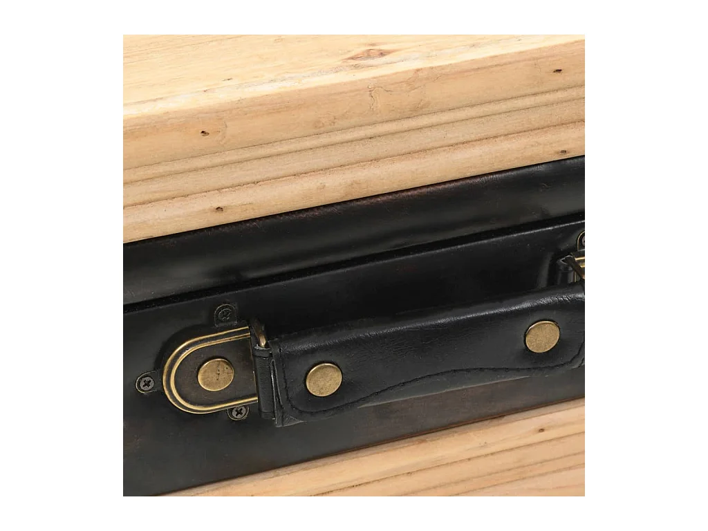 Table de nuit chevet bois marron 43 x 50 x 38 cm 1402065