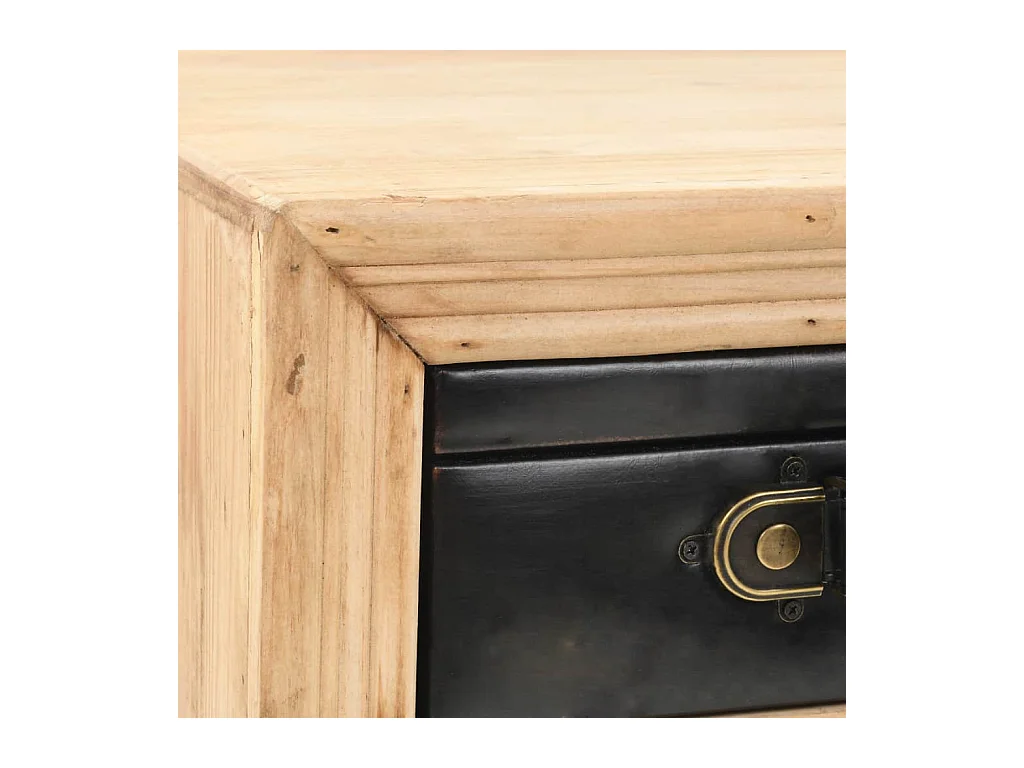 Table de nuit chevet bois marron 43 x 50 x 38 cm 1402065