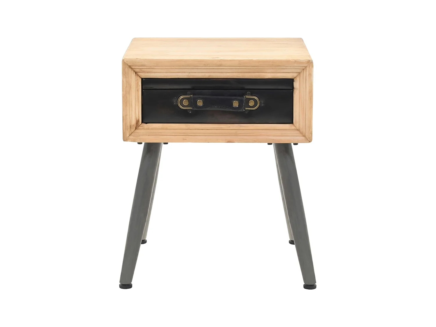 Table de nuit chevet bois marron 43 x 50 x 38 cm 1402065