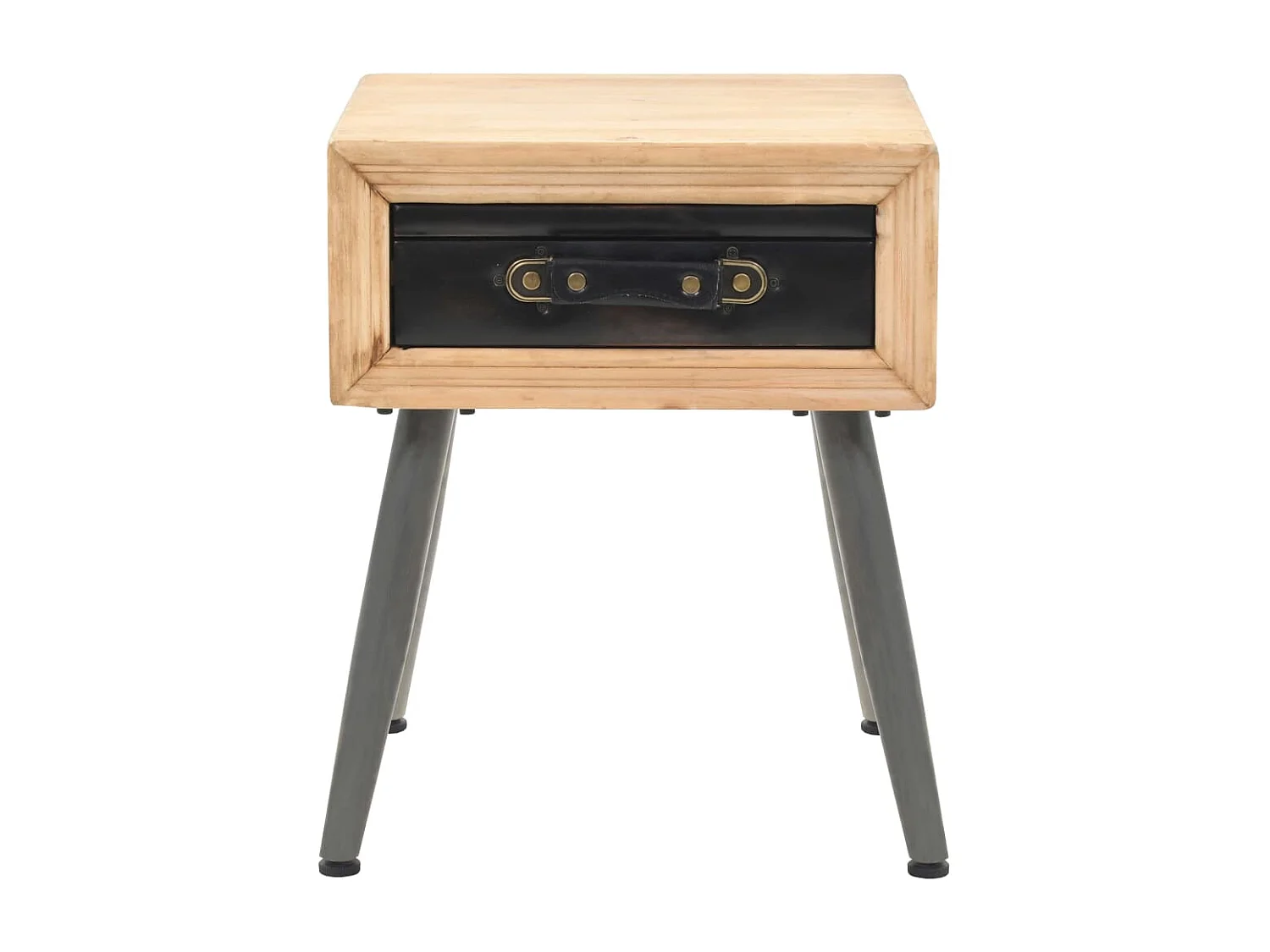 Mesita de noche, cómoda, armario, muebles de dormitorio, madera maciza de abeto, 43 x 38 x 50 cm 1402065