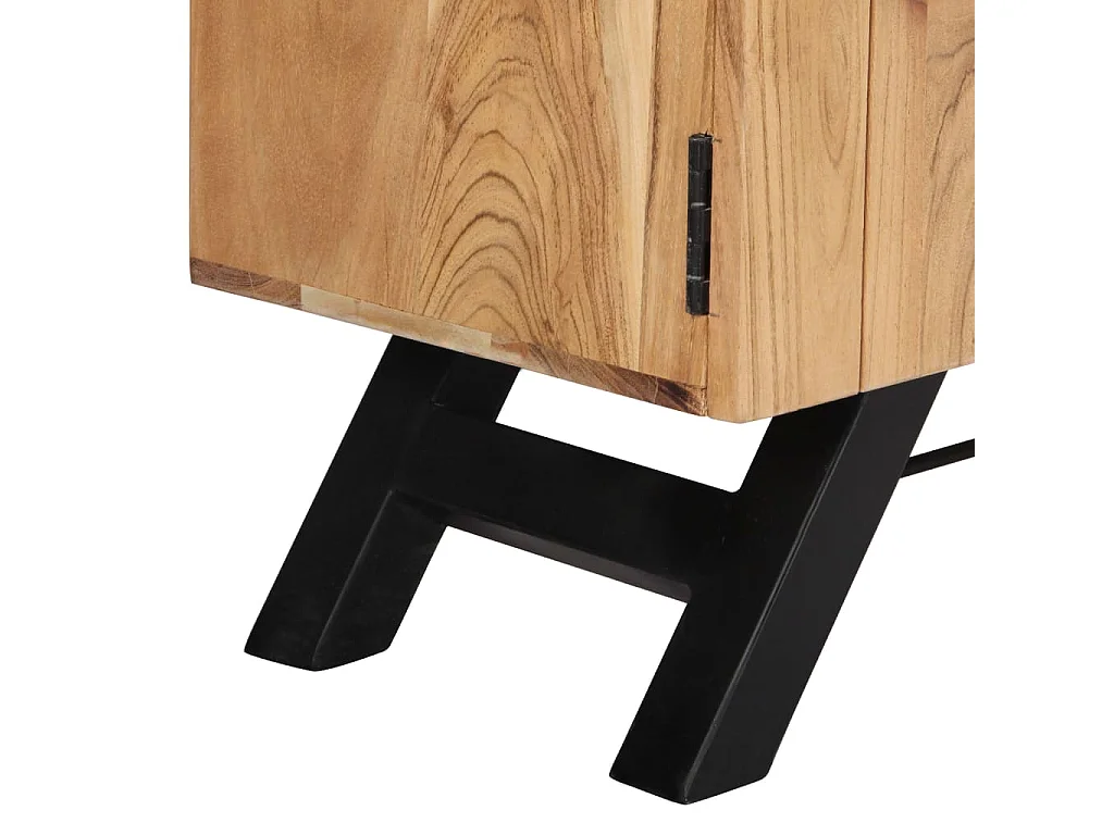 Meuble télé tv bois marron 140 x 30 x 45 cm 2502068/2