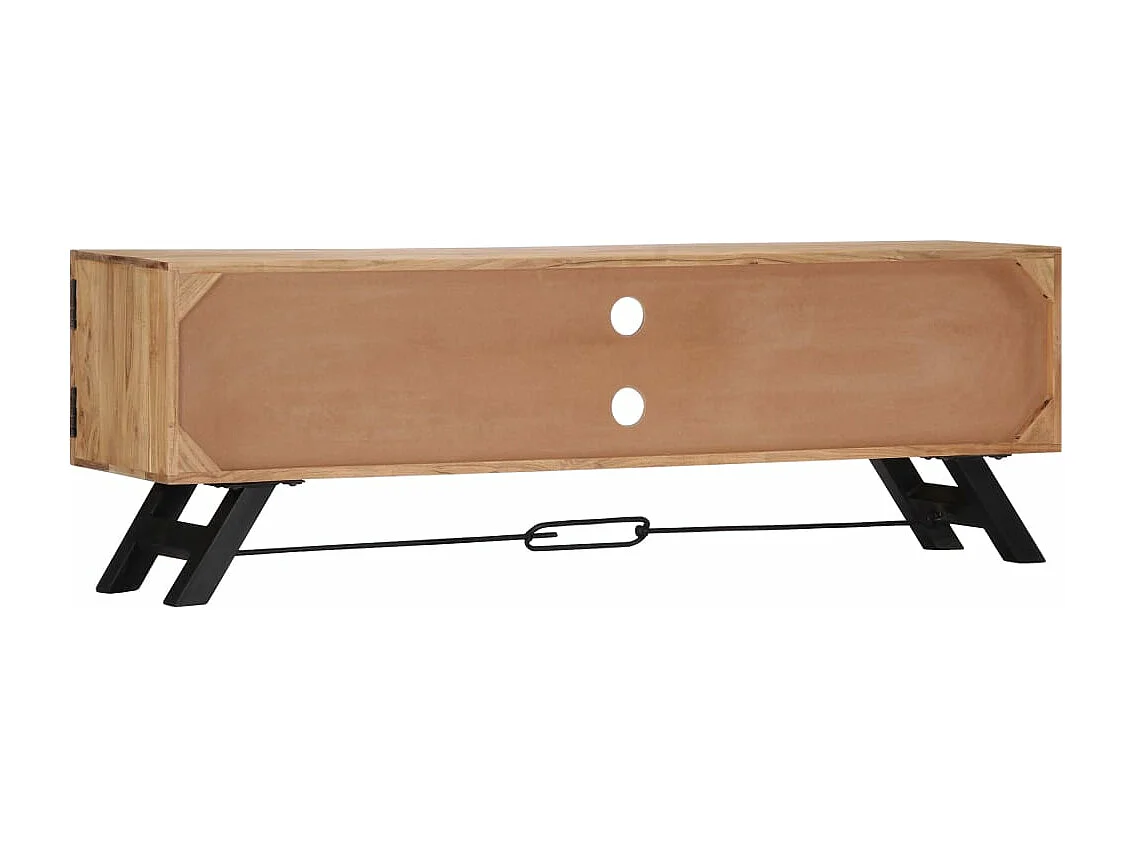 Móvel de TV Buffet de TV design prático 140 cm madeira maciça de acácia 2502068/2