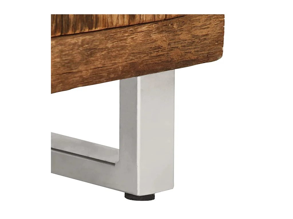 Meuble télé tv bois marron 140 x 30 x 40 cm 2502162