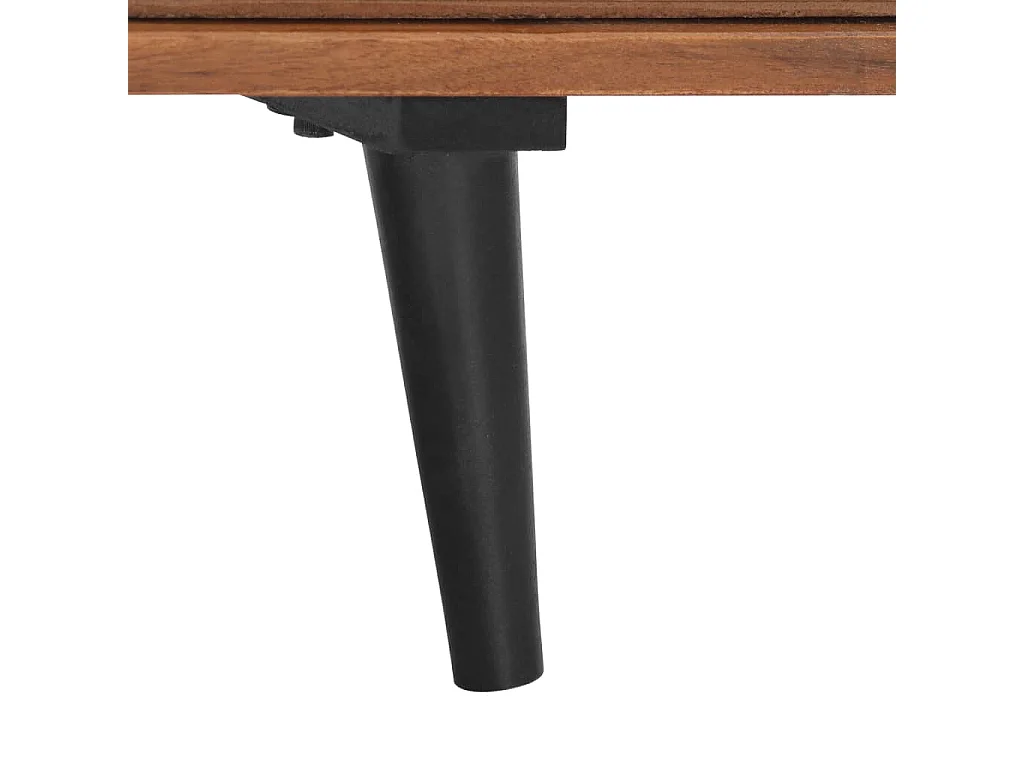 Móvel de TV/aparador de design prático 140 cm madeira maciça de acácia 2502074