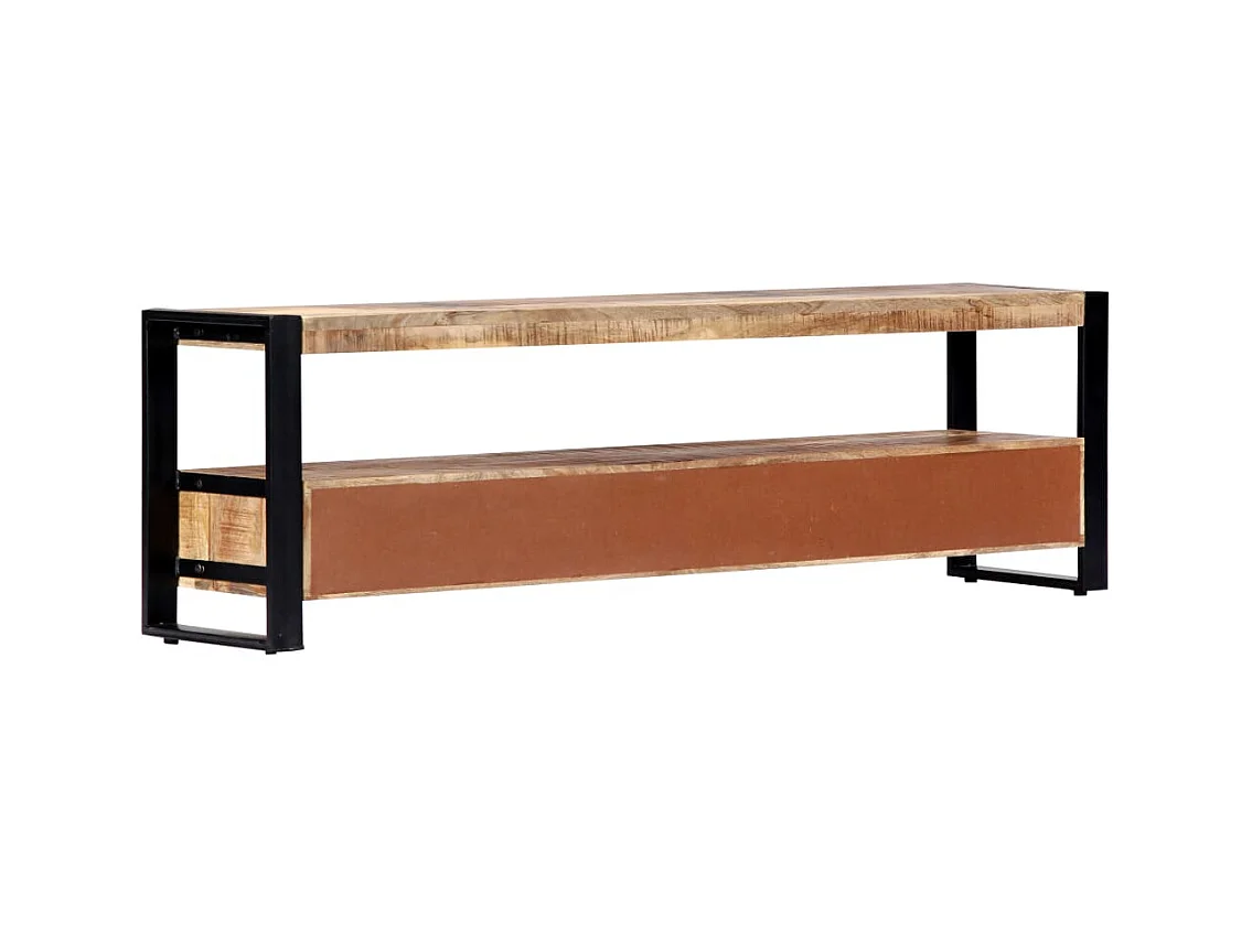 Práctico mueble buffet para TV de diseño 150 cm de madera maciza de mango 2502013