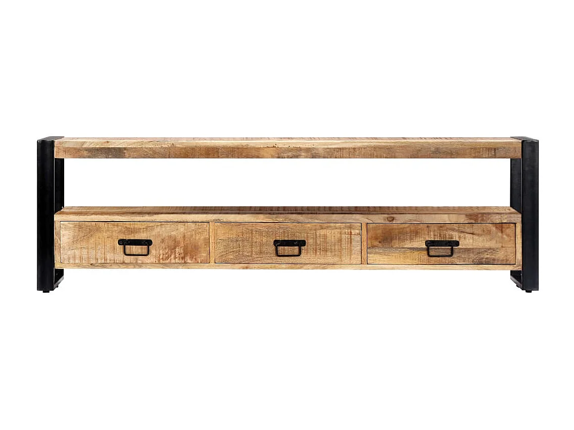 Meuble TV design bois marron 150 x 30 x 45 cm 2502013