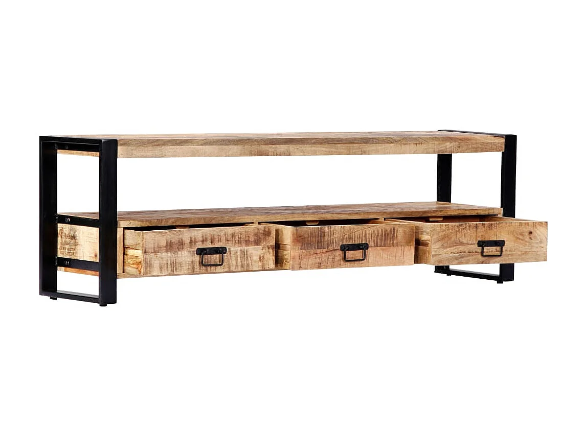 Meuble TV design bois marron 150 x 30 x 45 cm 2502013