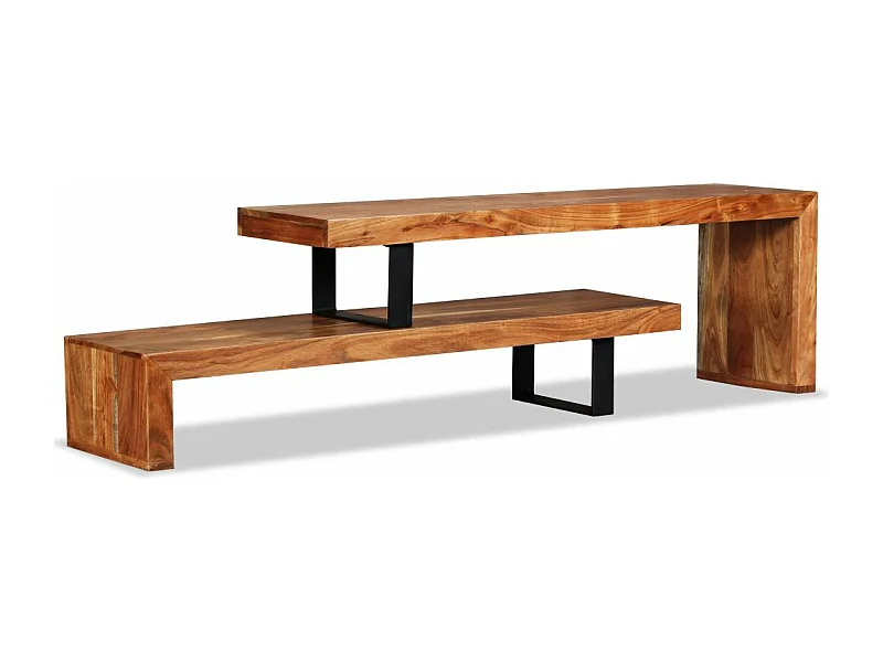 Móvel de TV Buffet de TV design prático madeira maciça de acácia 2502036