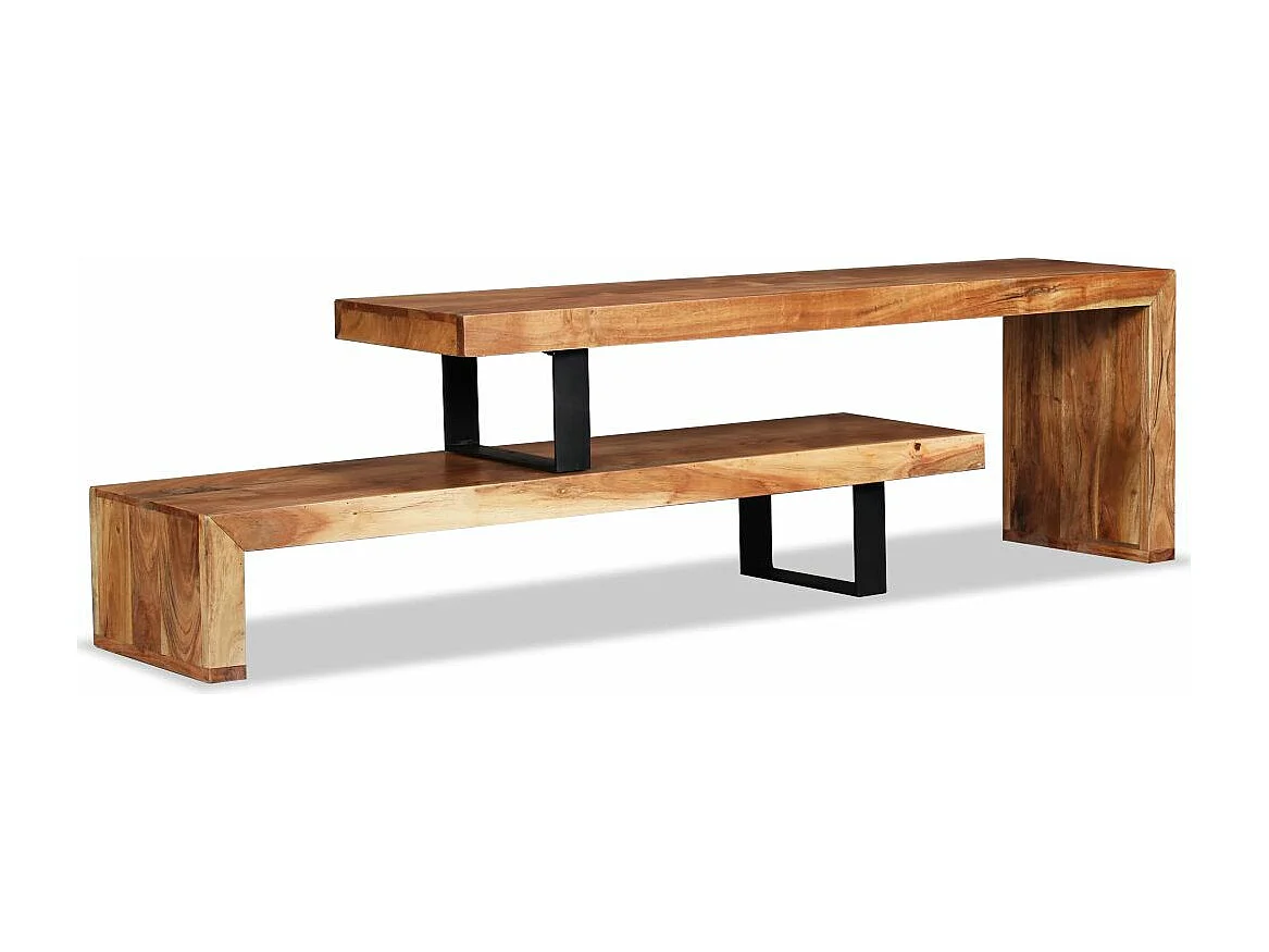 Mueble para TV Buffet para TV diseño práctico madera maciza de acacia 2502036