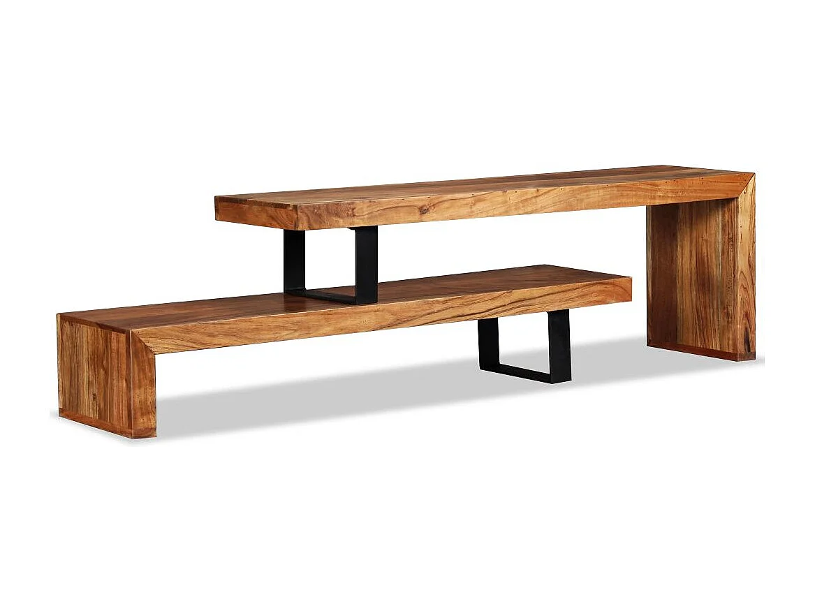 Mueble para TV Buffet para TV diseño práctico madera maciza de acacia 2502036