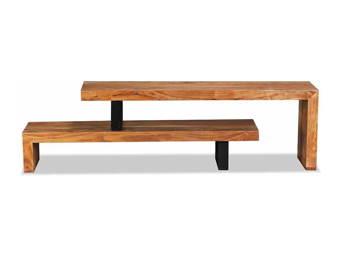 Mueble para TV Buffet para TV diseño práctico madera maciza de acacia 2502036