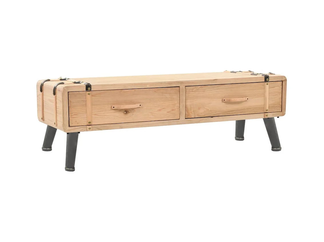 Móvel de TV Buffet de TV design prático madeira maciça de abeto 120 cm 2502048