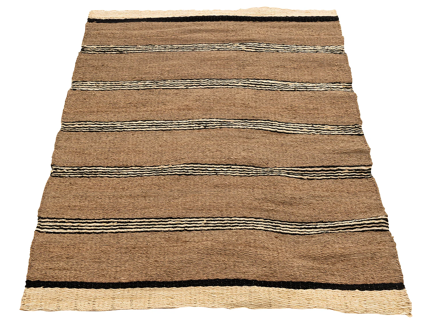 Tapis Tressé Déco "Zostère" 151x214cm Naturel