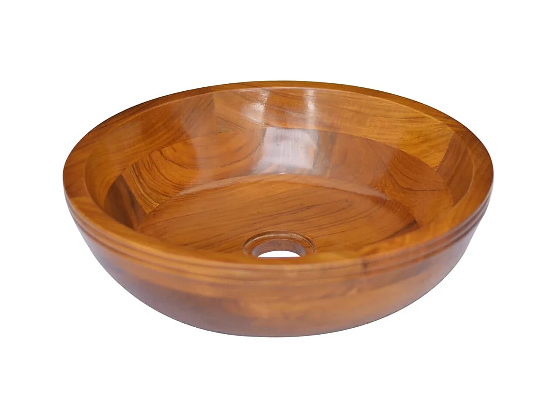 Lavabo de salle d'eau bois marron 40 x 40 x 100 cm 02_0002870