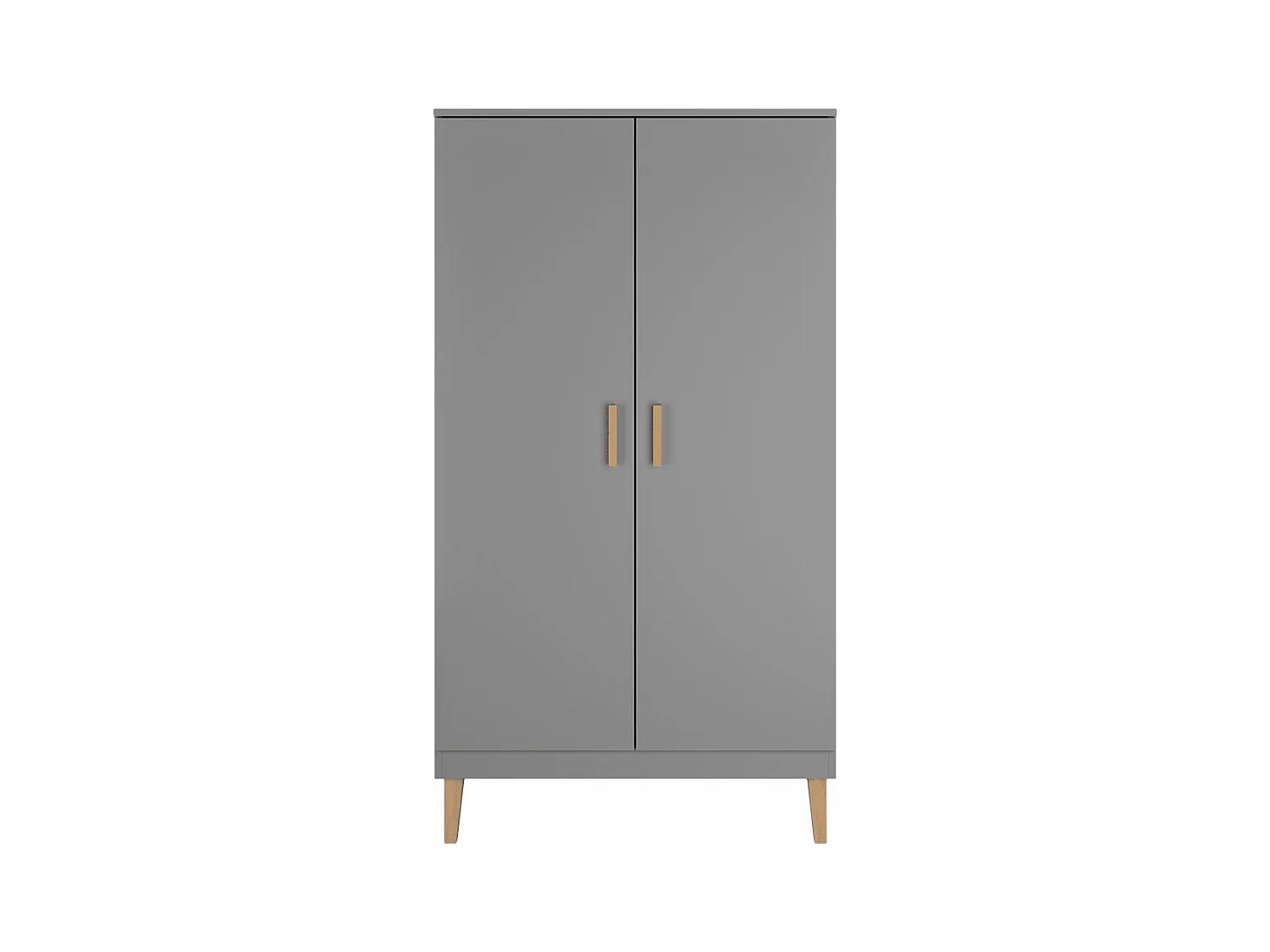 Armoire 2 portes Kubi - Gris