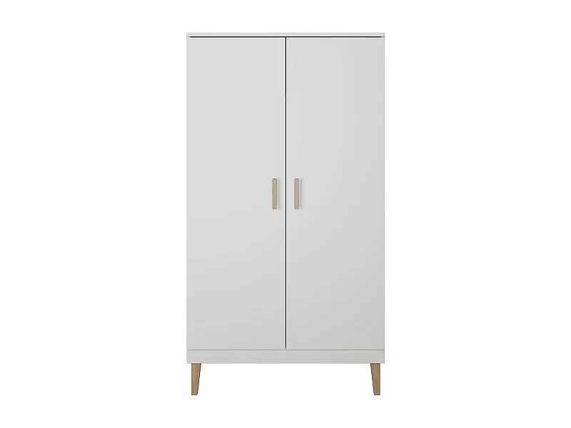 Armoire 2 portes Kubi - Blanc