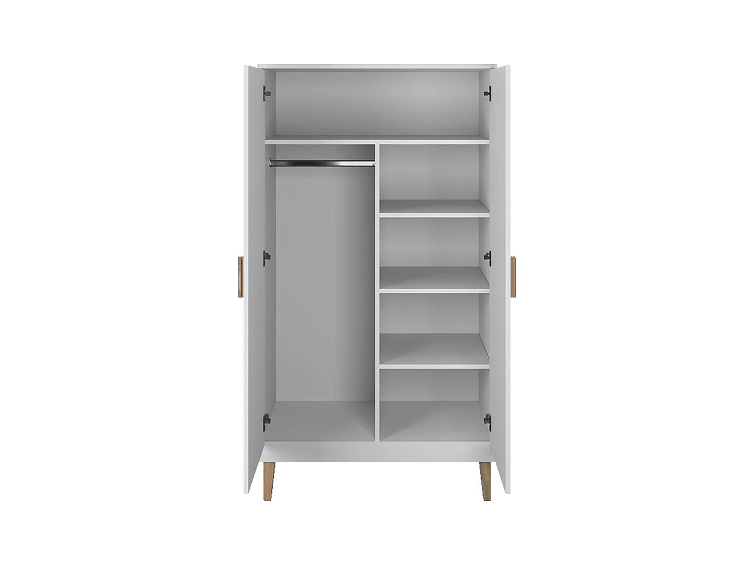 Armário 2 portas Kubi branco 55cm