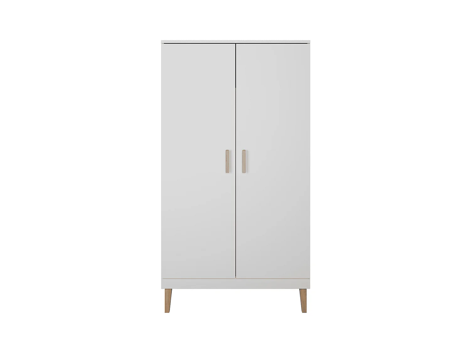 Armoire 2 portes Kubi - Blanc