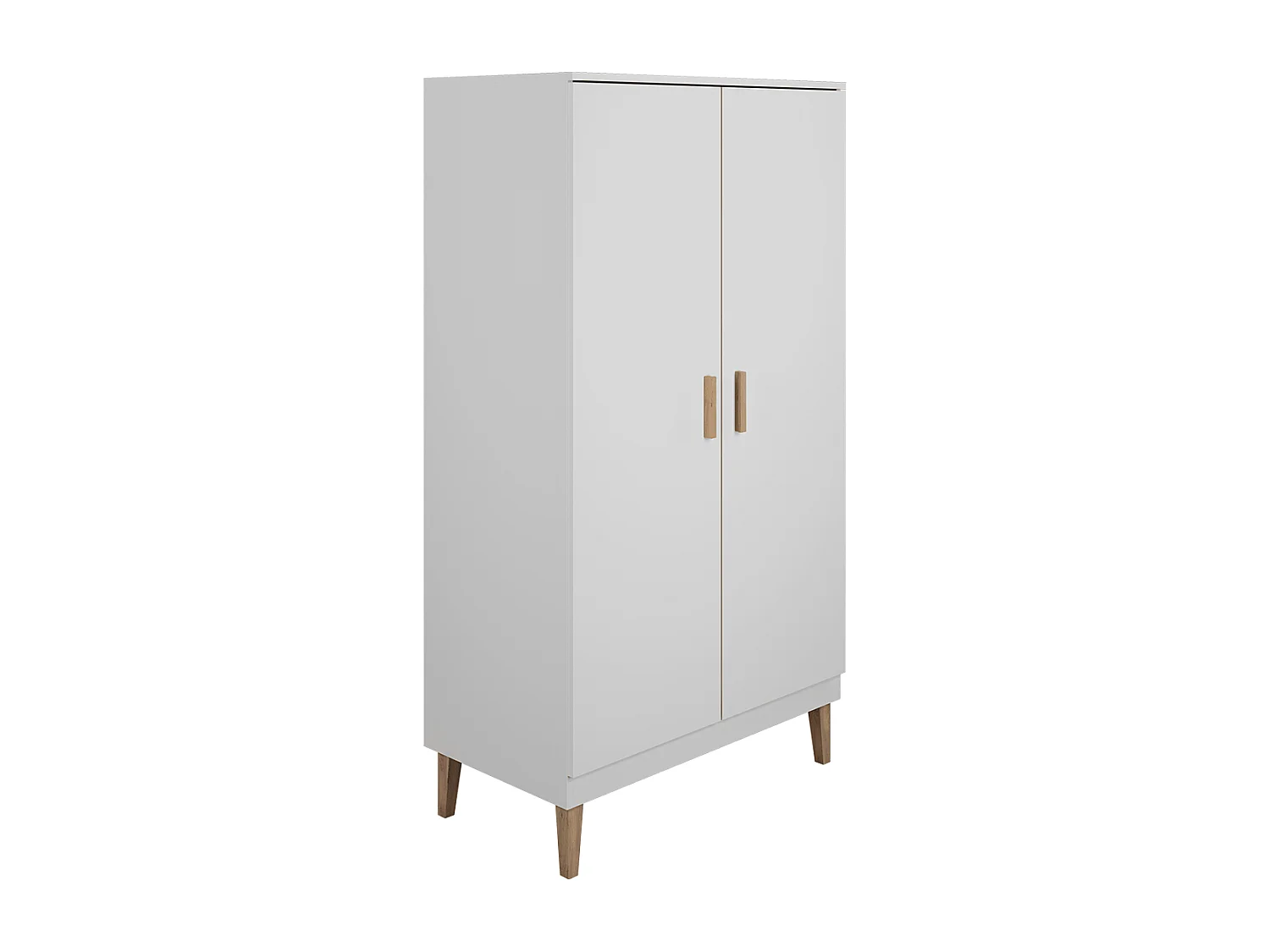 Armoire 2 portes Kubi - Blanc
