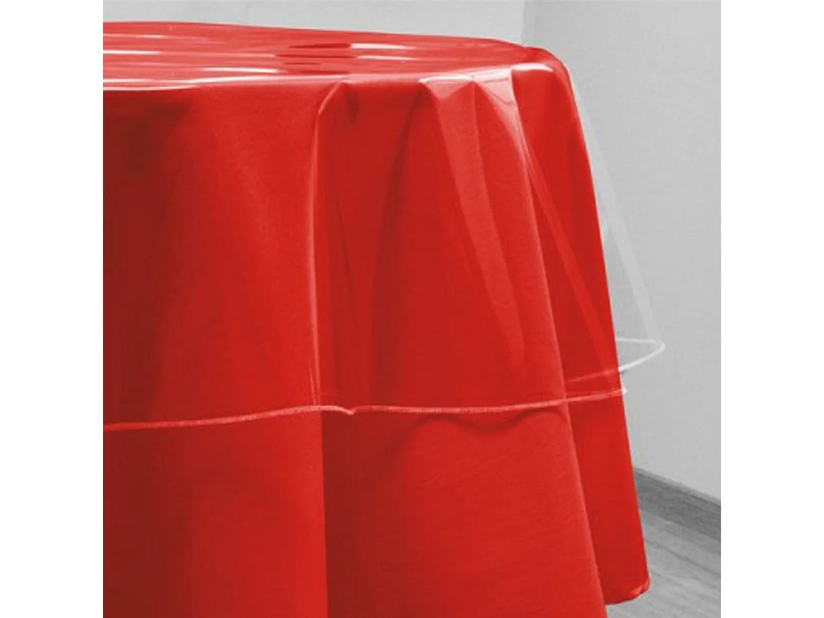 Mantel redondo D. 180 cm CRISTAL TRANSPARENTE