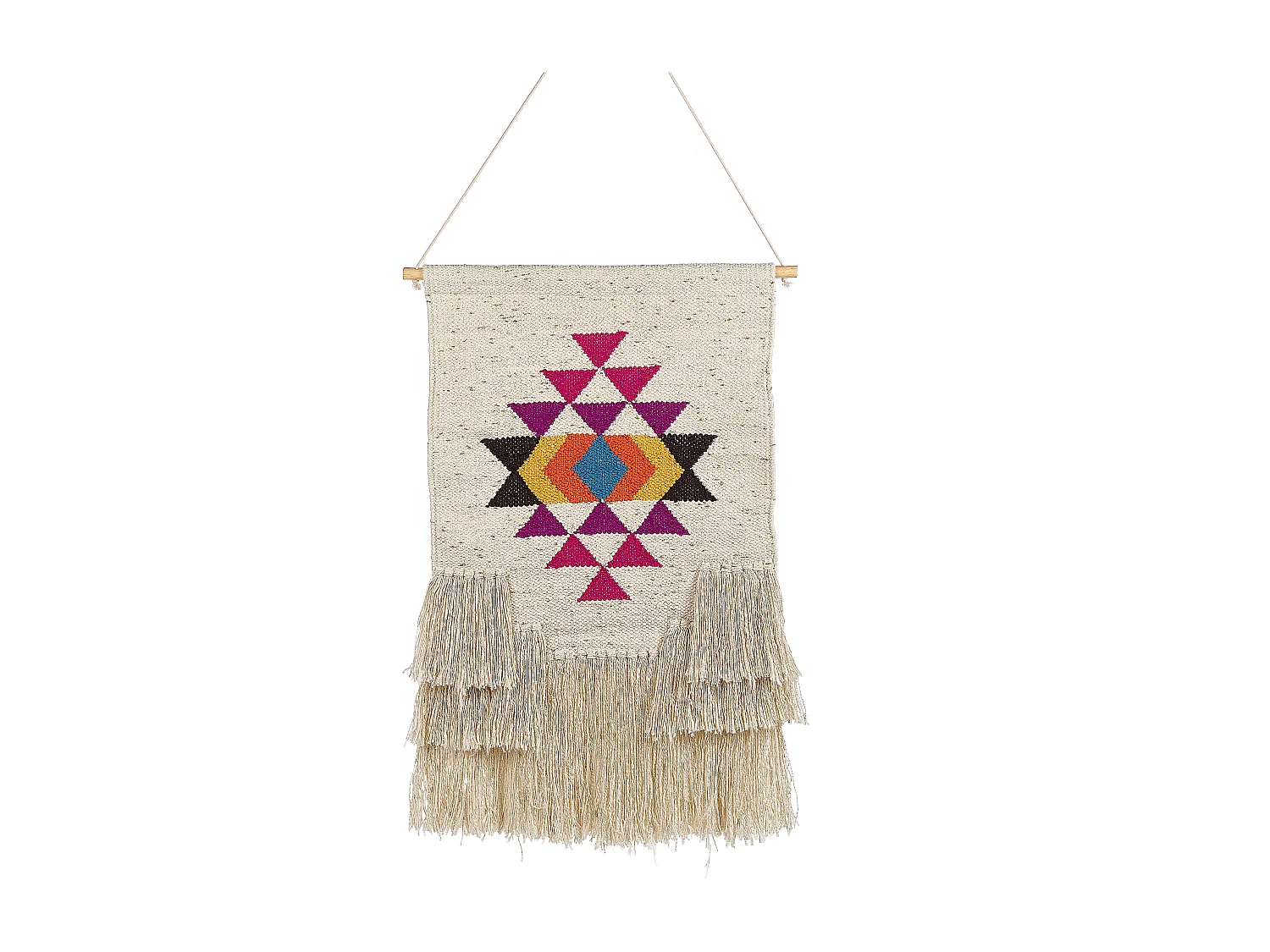 Stoffen wanddecoratie VEHARI Katoen 104 cm Multicolor