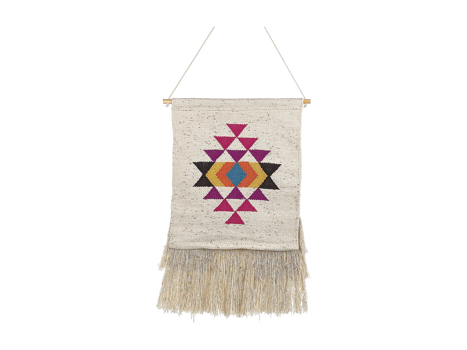 Stoffen wanddecoratie VEHARI Katoen 104 cm Multicolor