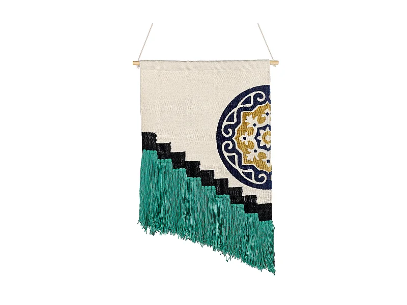 Suspension murale en tissu NOWSHERA Coton 110 cm Multicolore