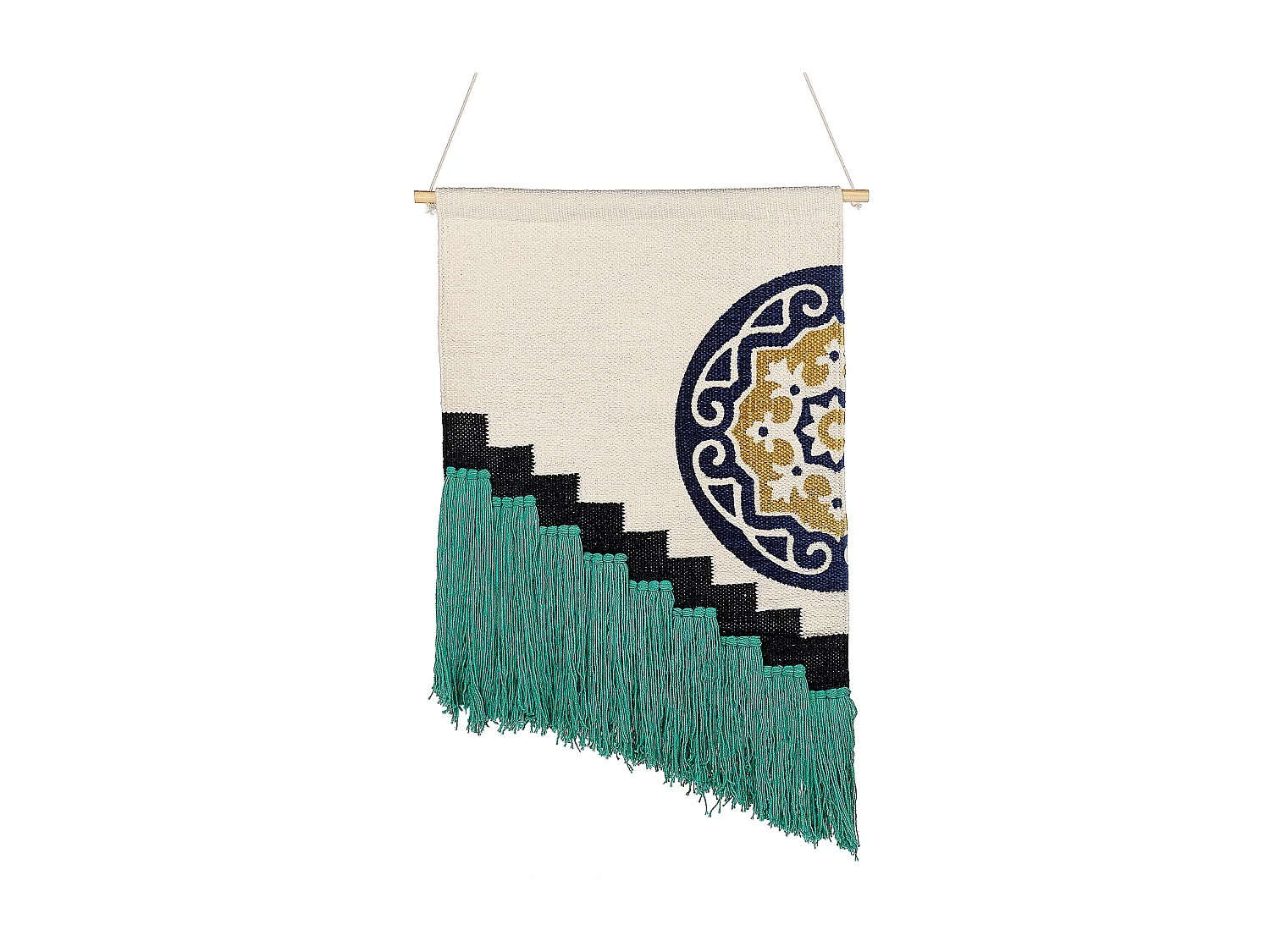 Stoffen wanddecoratie NOWSHERA Katoen 110 cm Multicolor