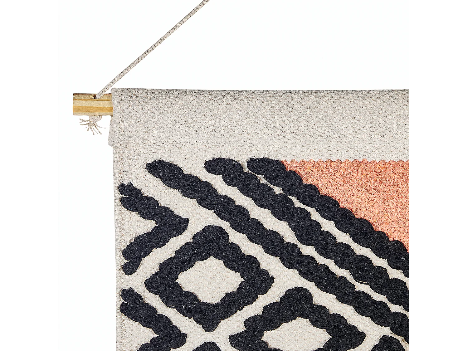 Suspension murale en tissu GOJRA Coton 106 cm Orange