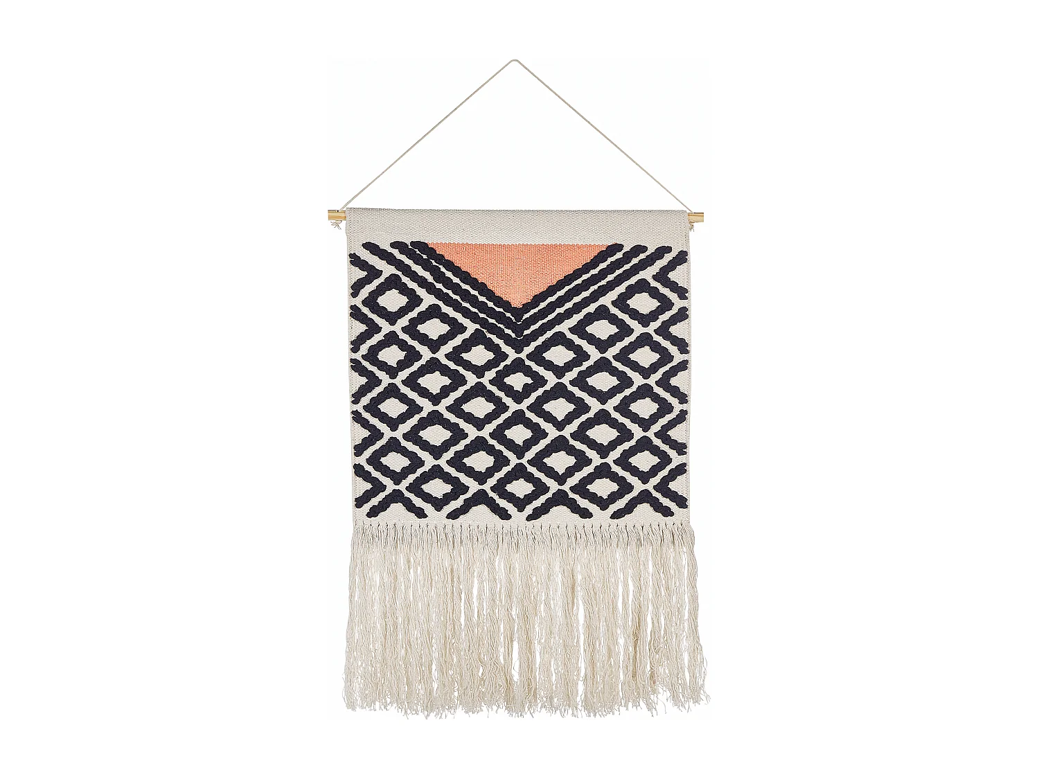 Suspension murale en tissu GOJRA Coton 106 cm Orange