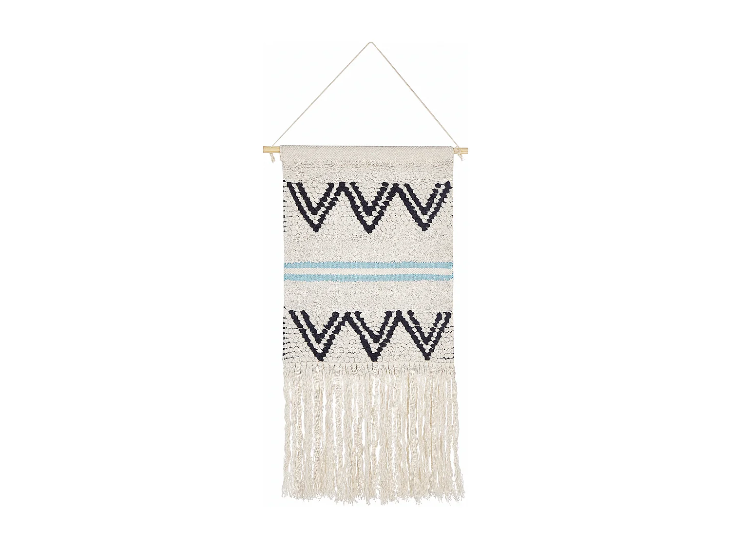 Suspension murale en tissu FAZILPUR Coton 113 cm Bleu