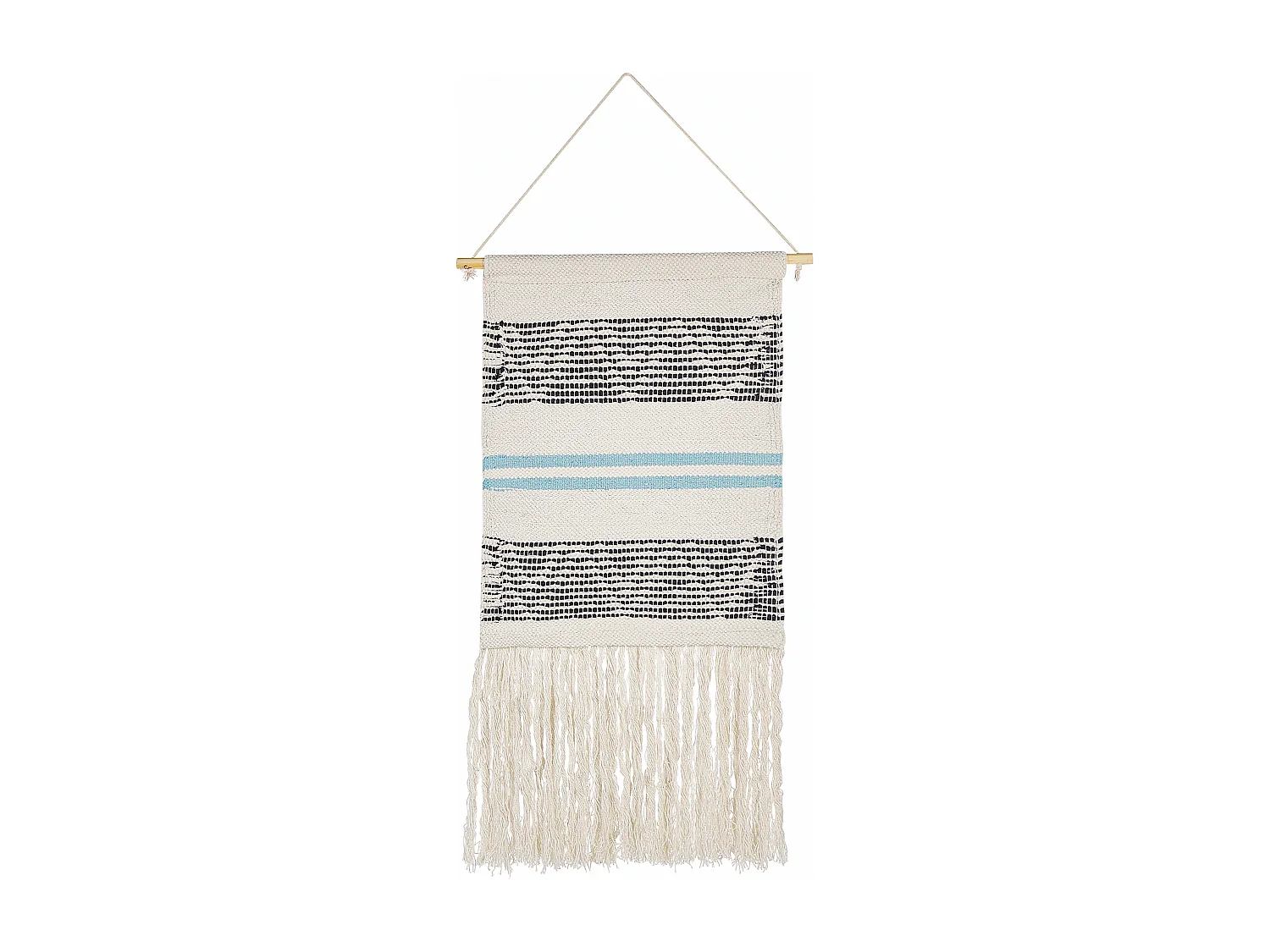 Suspension murale en tissu FAZILPUR Coton 113 cm Bleu